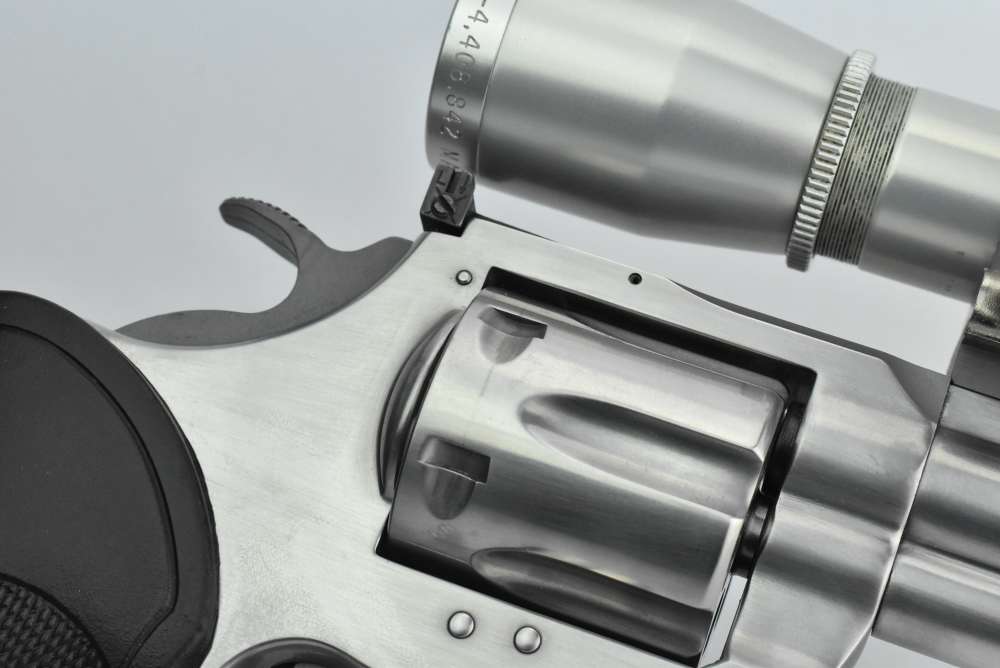 RARE Colt King Cobra 8" .357 Mag Revolver with Scope -img-11