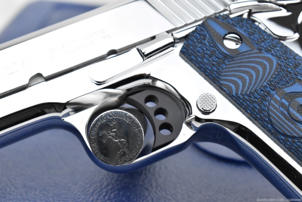 BRIGHT STAINLESS Colt Competition .45 ACP GOVT 1911 Model O1070CCS  - NEW-img-7
