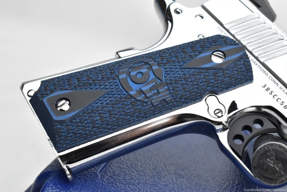 BRIGHT STAINLESS Colt Competition .45 ACP GOVT 1911 Model O1070CCS  - NEW-img-10