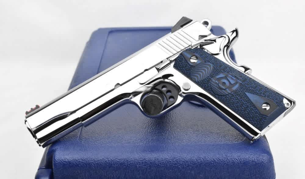 BRIGHT STAINLESS Colt Competition .45 ACP GOVT 1911 Model O1070CCS  - NEW-img-0