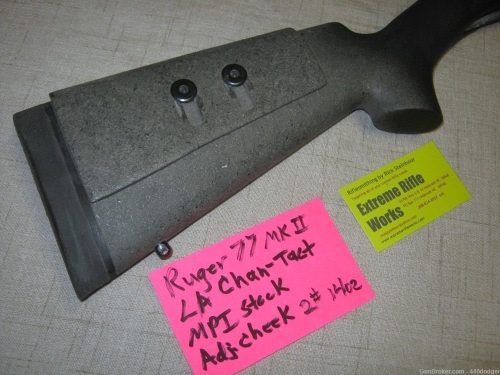 Fiberglass stock Sport-Tact for Ruger 77 MKII Hawkeye Adj. cheek (REDUCED)-img-9