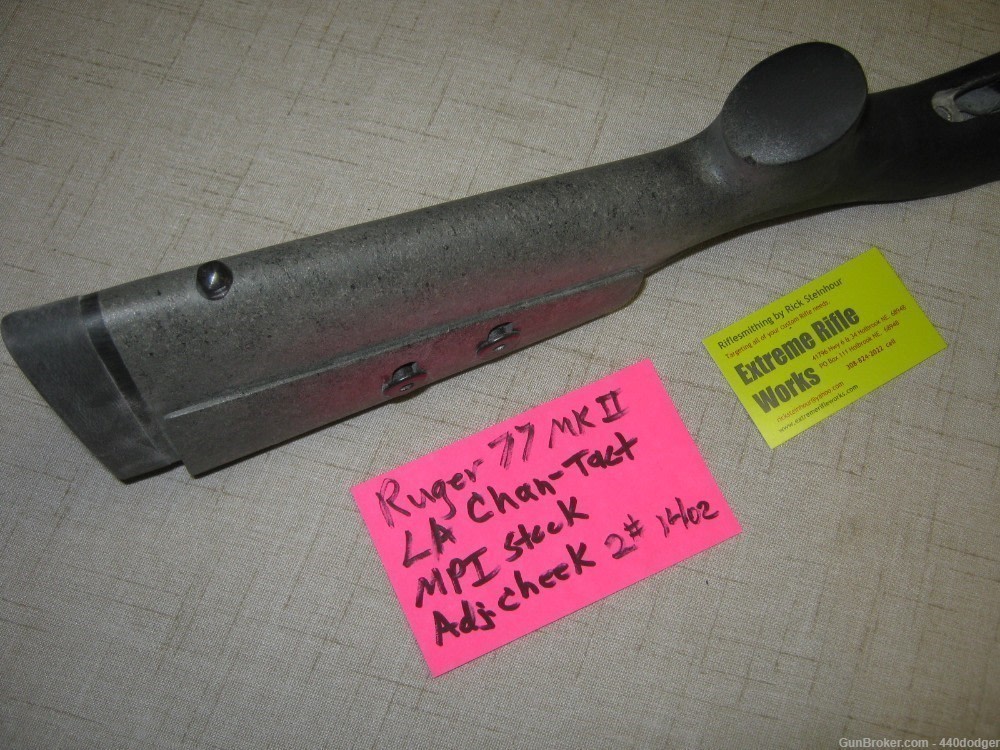 Fiberglass stock Sport-Tact for Ruger 77 MKII Hawkeye Adj. cheek (REDUCED)-img-4