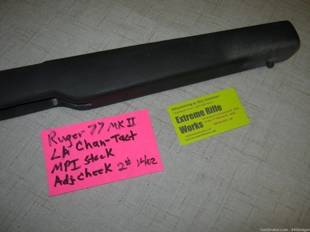 Fiberglass stock Sport-Tact for Ruger 77 MKII Hawkeye Adj. cheek (REDUCED)-img-3