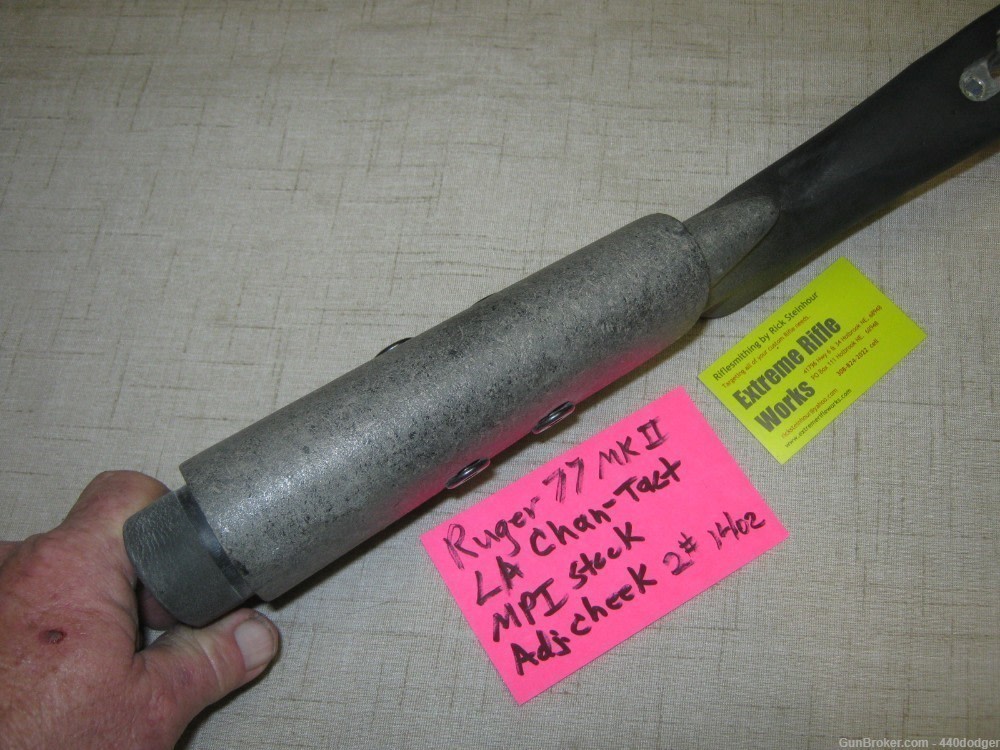 Fiberglass stock Sport-Tact for Ruger 77 MKII Hawkeye Adj. cheek (REDUCED)-img-10