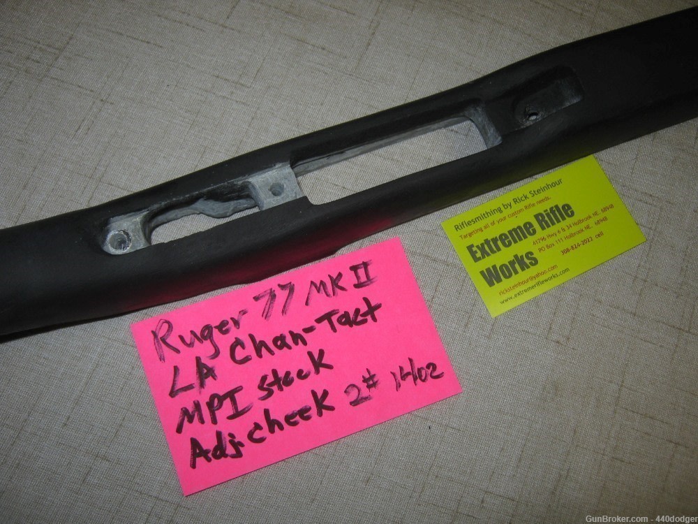 Fiberglass stock Sport-Tact for Ruger 77 MKII Hawkeye Adj. cheek (REDUCED)-img-5