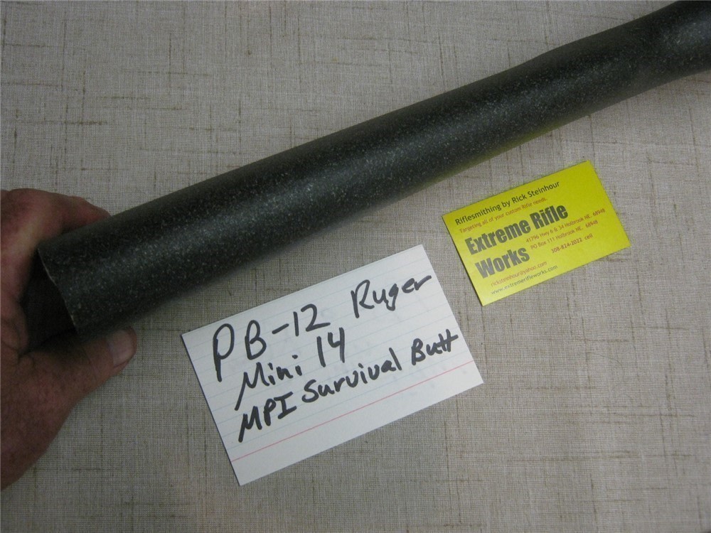  Ruger Mini 14  Fiberglass Stock, W/ Hollow, Survival Butt stock-img-2