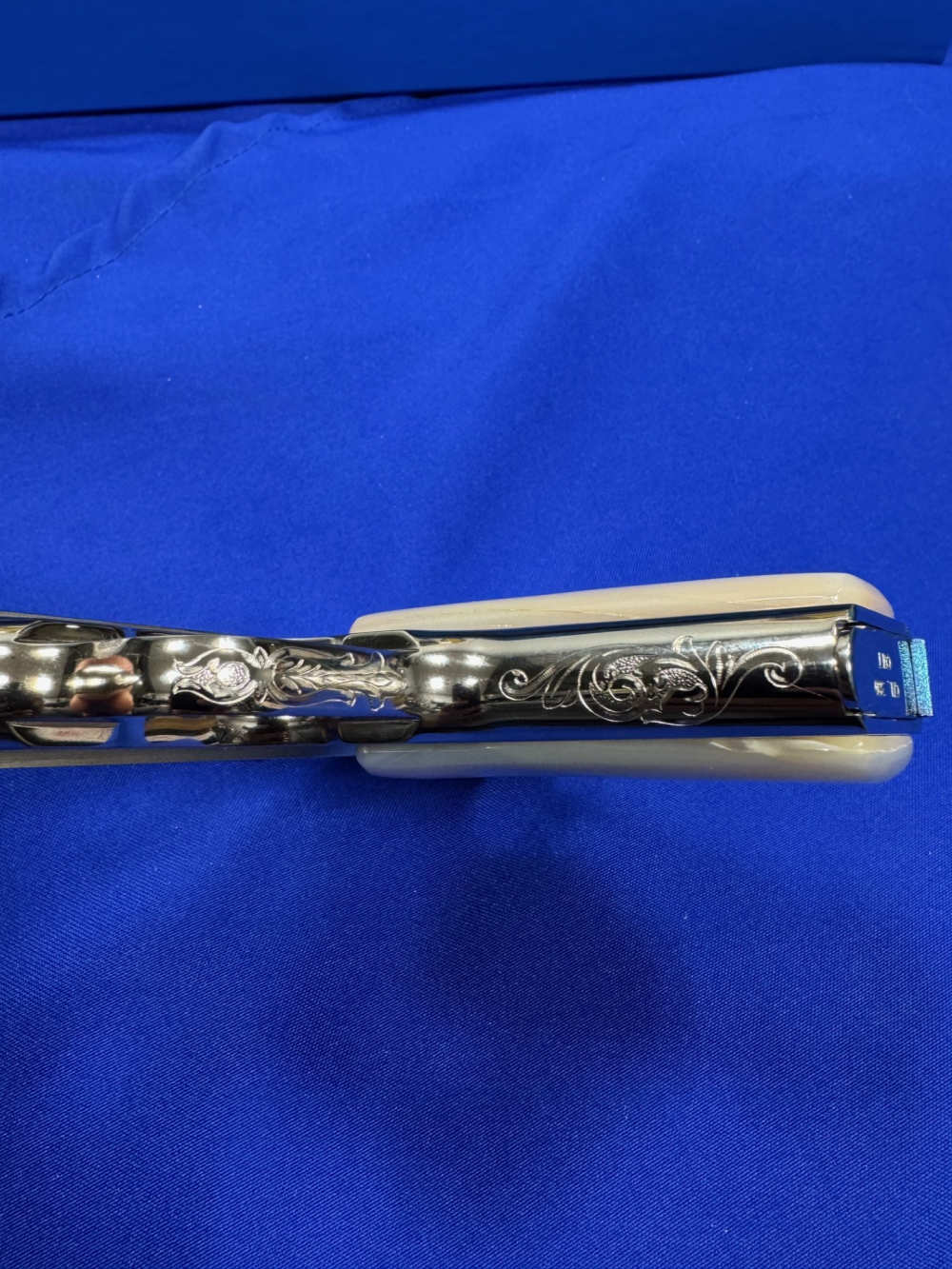 Colt M-1908 John Adams Jr Engraved 153rd NRA Mother Pearl Letter Layaway-img-10