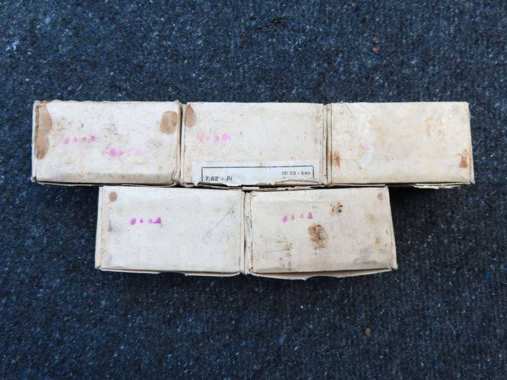 5 Boxes (200 Rds) - 7.62mm Tokarev Ammo- Czech Made - On Stripper Clips-img-1