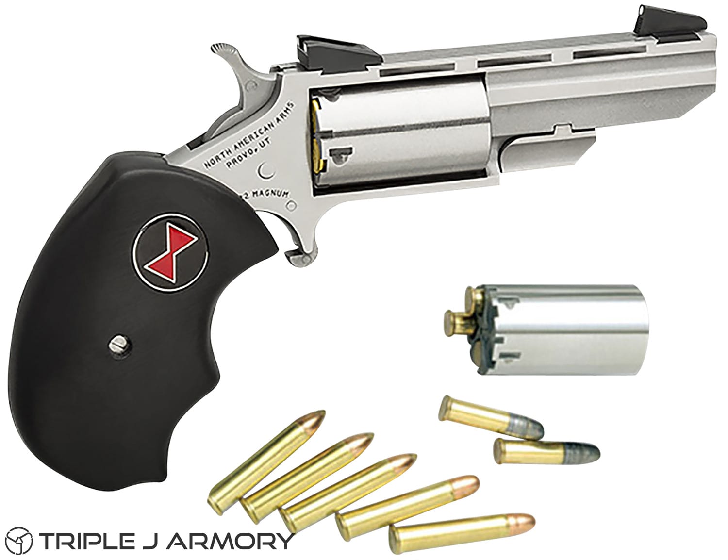 North American Arms Black Widow .22 LR Pistol Matte-img-0