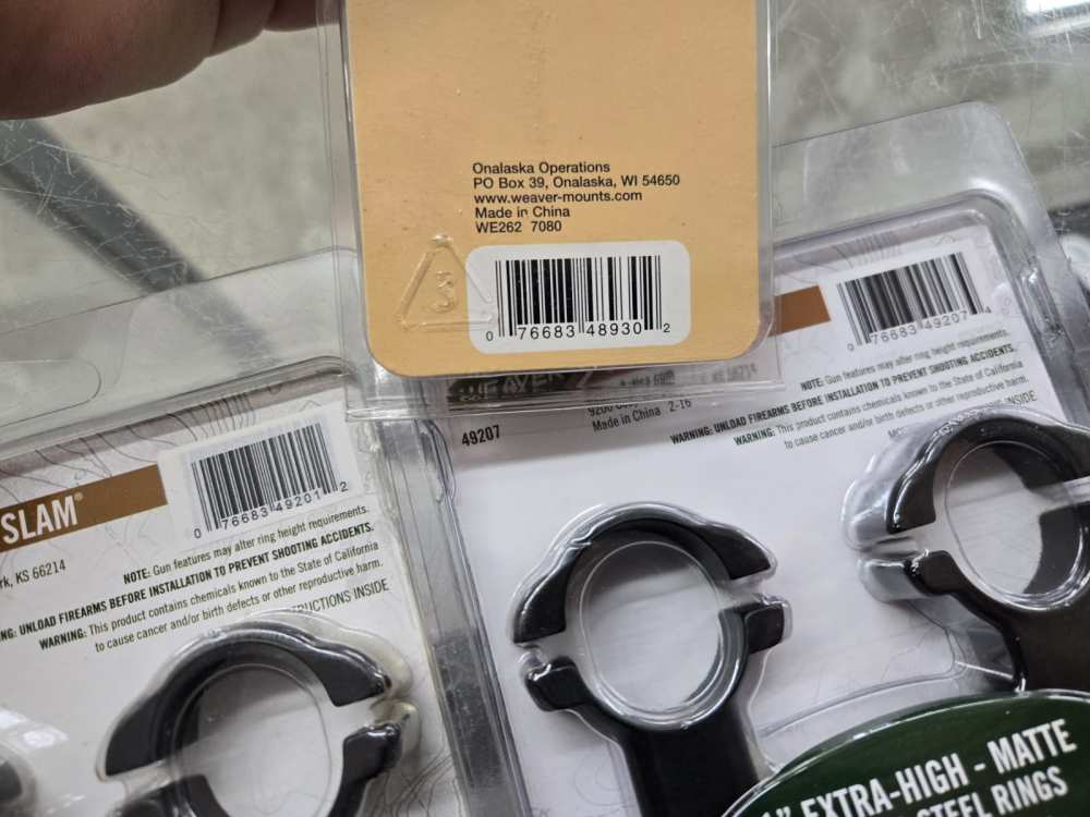 Weaver Grand Slam Remington 700 SA Base With Extra High And Low Rings 48930-img-1