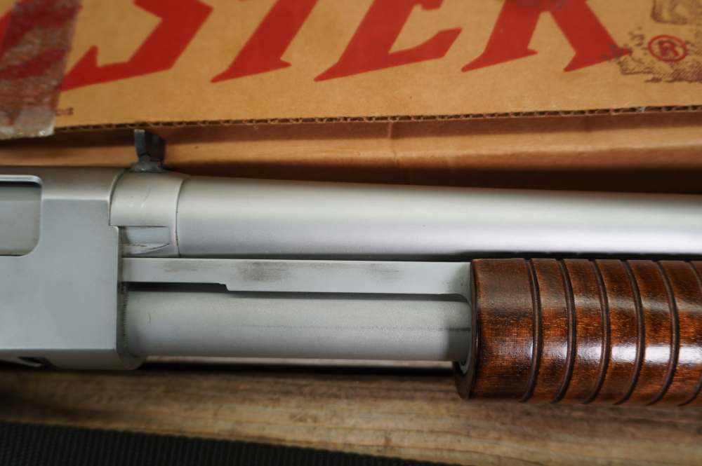 Winchester Stainless Police riot gun w/ orig box & papers m1300 NEAR NEW-img-22