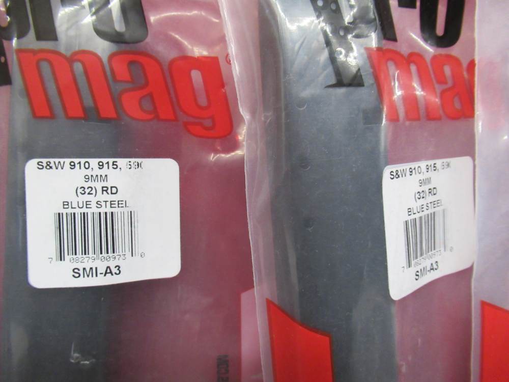5 Promag Smith & Wesson 910 915 459 5900 9mm 32RD Magazines Mags Clips-img-10