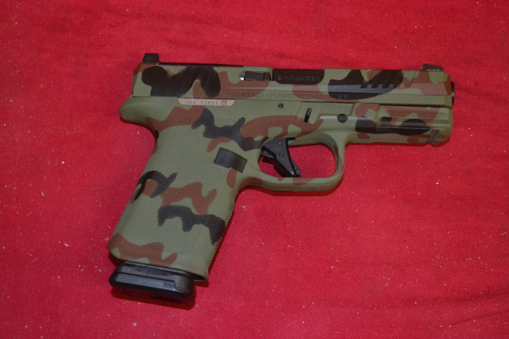 Ruger RXM 9mm 4"Barrel Custom Camo Finish, Optic Ready w/Layaway Available.-img-1