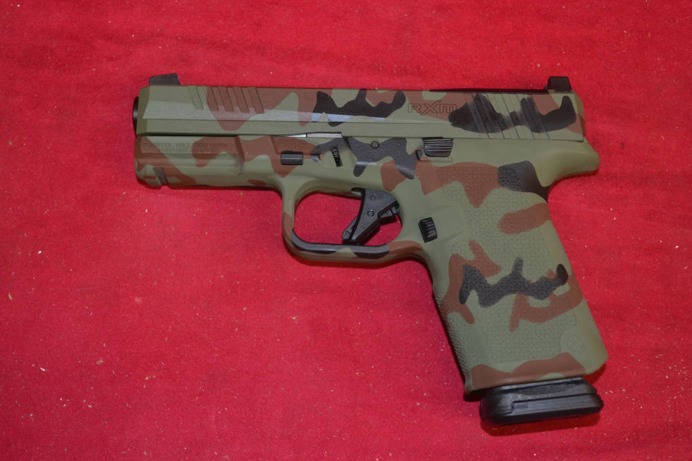 Ruger RXM 9mm 4"Barrel Custom Camo Finish, Optic Ready w/Layaway Available.-img-2