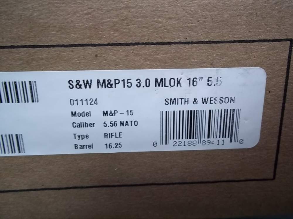 SMITH AND WESSON MP15 3.0 MLOCK 16 INCH LIKE NEW W/ORIGINAL BOX UNFIRED?-img-21