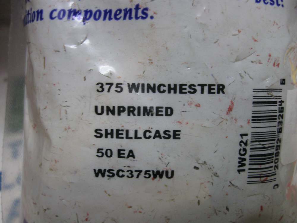 Scarce 375 Winchester Bag 50 pcs W-W Super NEW Rifle Brass; have more New-img-1