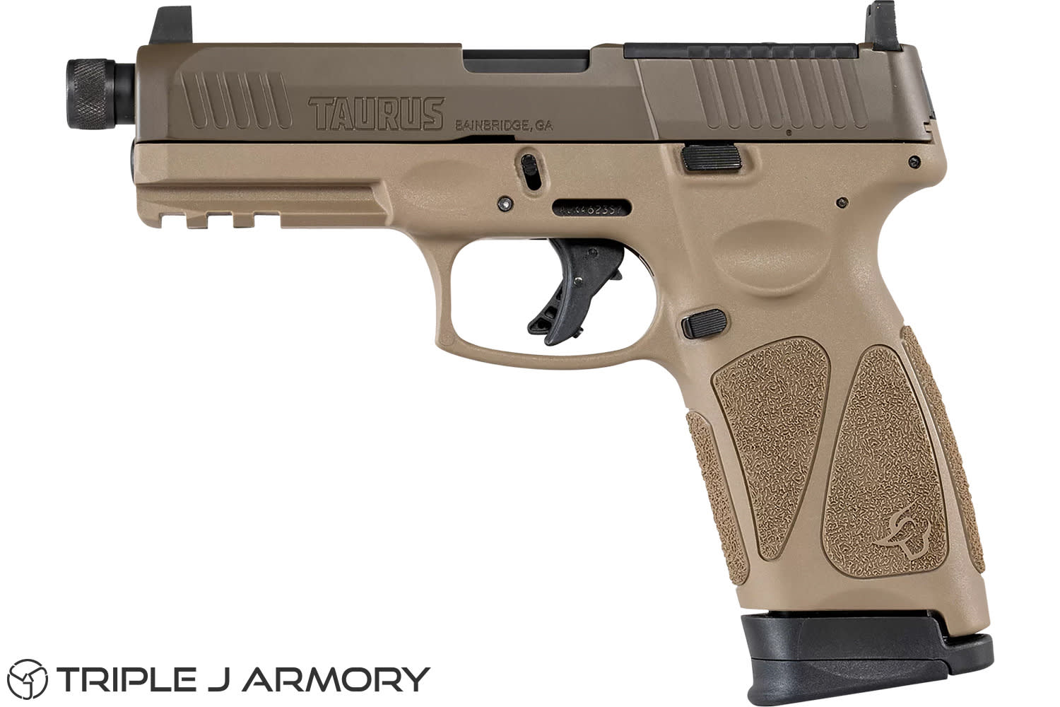 Taurus International G3 T.O.R.O. Tactical 9mm Luger Pistol Patriot Brown-img-1