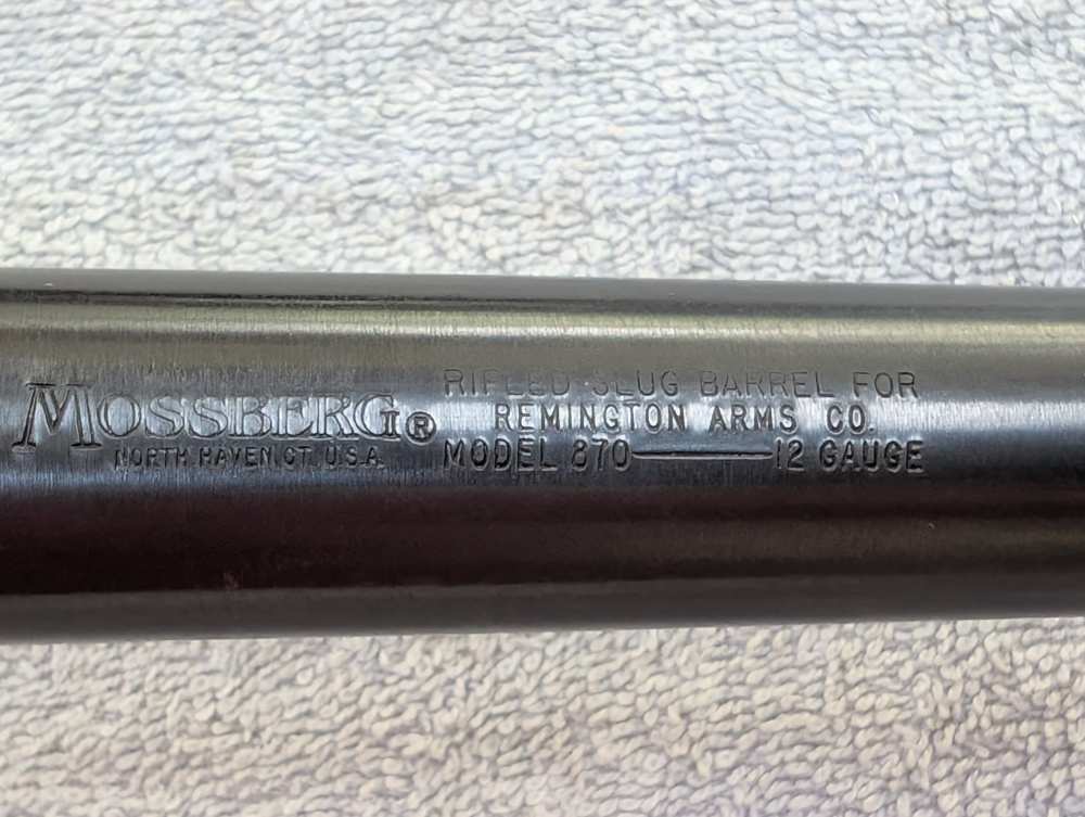 Remington 12 ga 870  3" mag fully rifled 24"-img-5