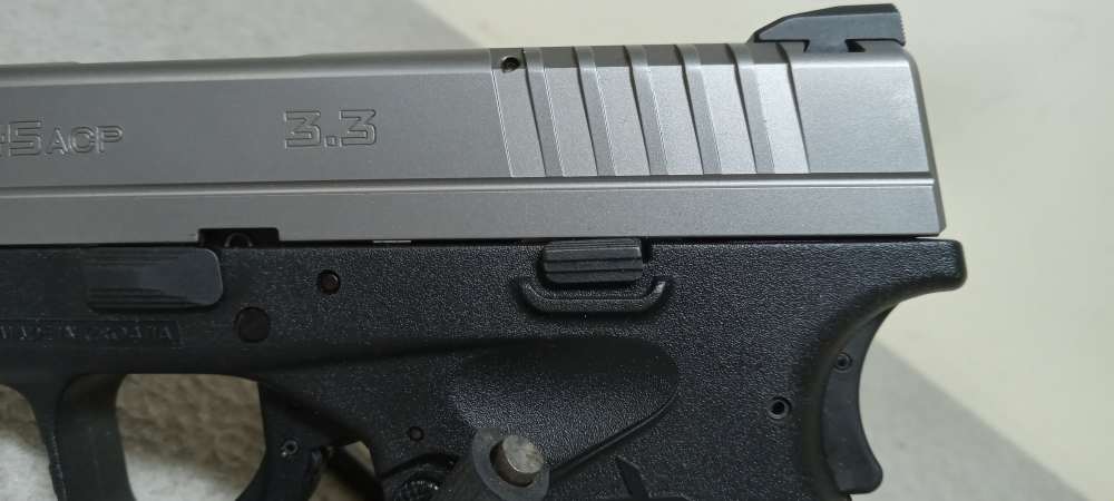 Springfield XD-S Semi Auto Pistol, 45 ACP, 3.3" Barrel, 6+1 Rounds-img-2