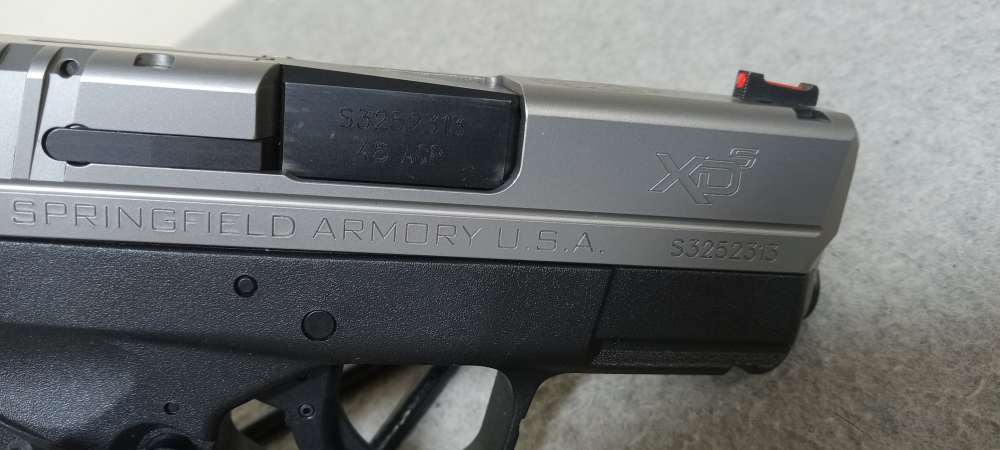 Springfield XD-S Semi Auto Pistol, 45 ACP, 3.3" Barrel, 6+1 Rounds-img-11