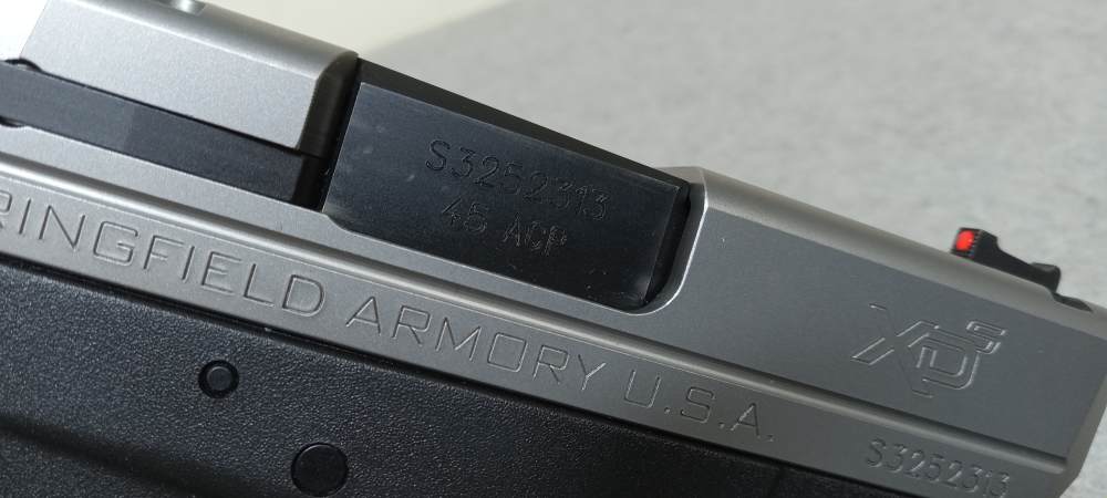 Springfield XD-S Semi Auto Pistol, 45 ACP, 3.3" Barrel, 6+1 Rounds-img-12