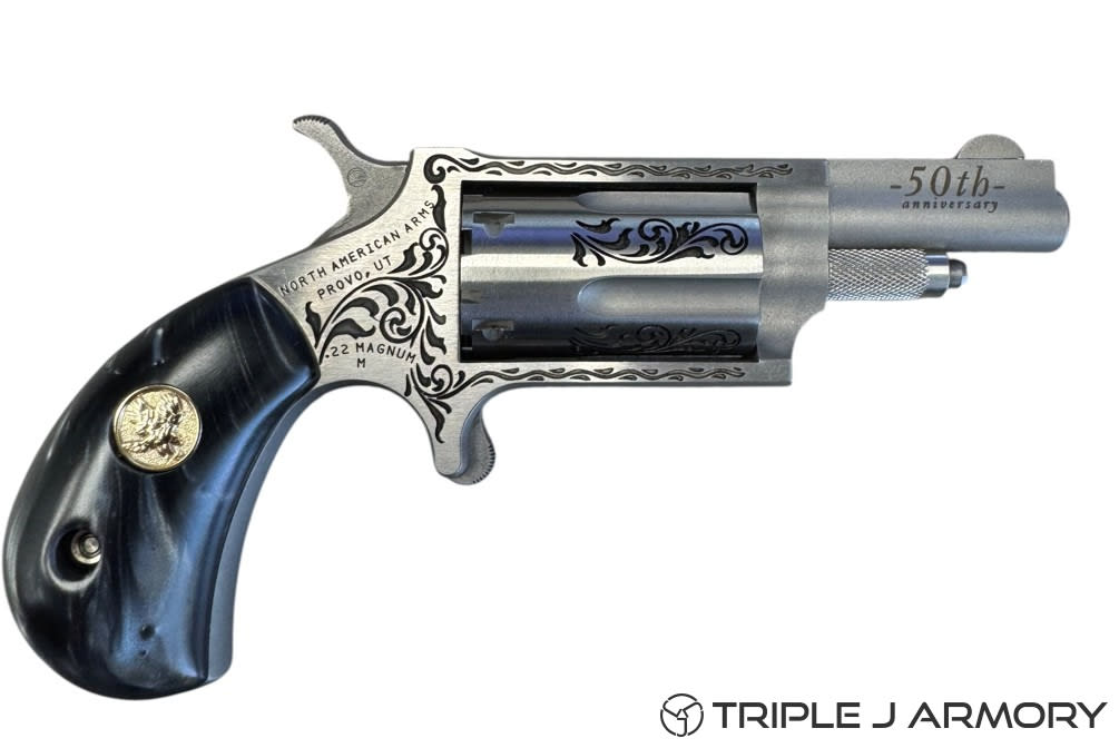North American Arms 50th Anniversary 22 Mag Pistol Black-img-3