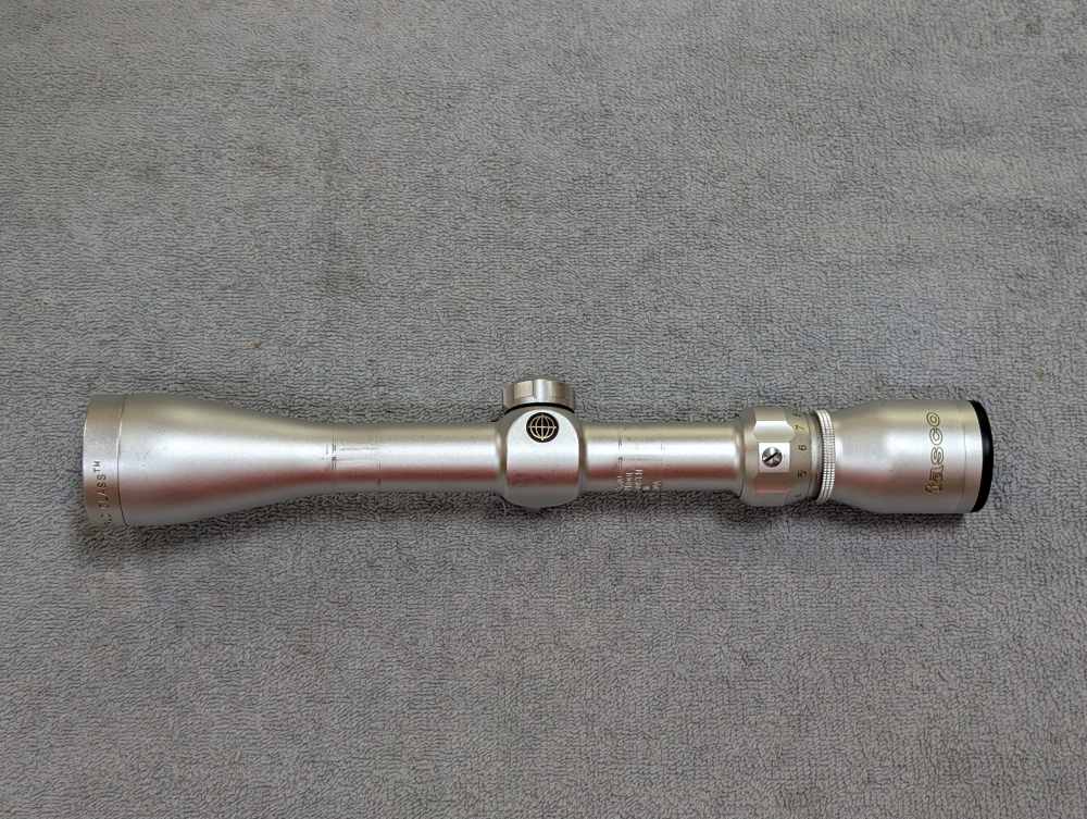 Tasco World class Silver 3-9x40 rifle scope.-img-1