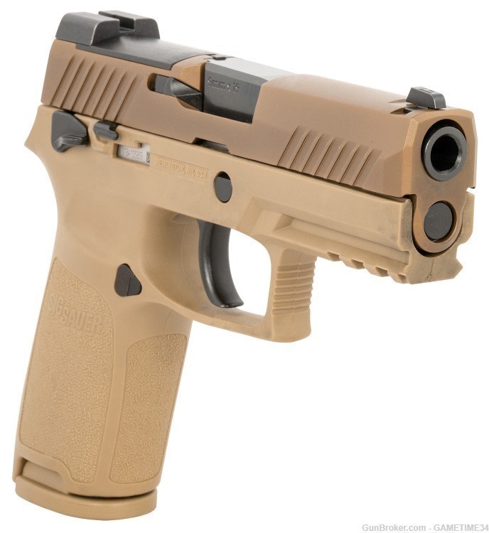 CA LEGAL SIG SAUER P320 9MM M18 10R 320CA-9-M18-MS-CA COYOTE -img-0