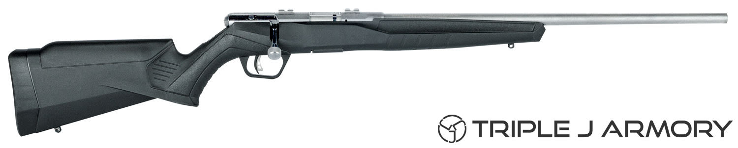 Savage Arms Inc B Series .22 LR Bolt Action Rifle Stainless-img-1