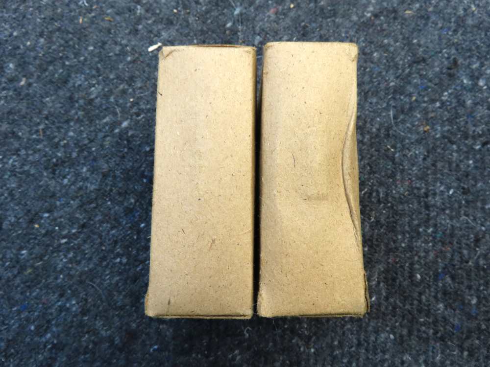 WWII GERMAN 8mm MAUSER COPPER WASHED AMMO-ON CLIPS-30 RDS-1940-SCARCE-NICE-img-6