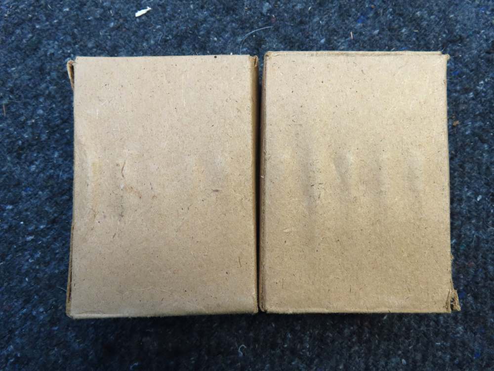 WWII GERMAN 8mm MAUSER COPPER WASHED AMMO-ON CLIPS-30 RDS-1940-SCARCE-NICE-img-3