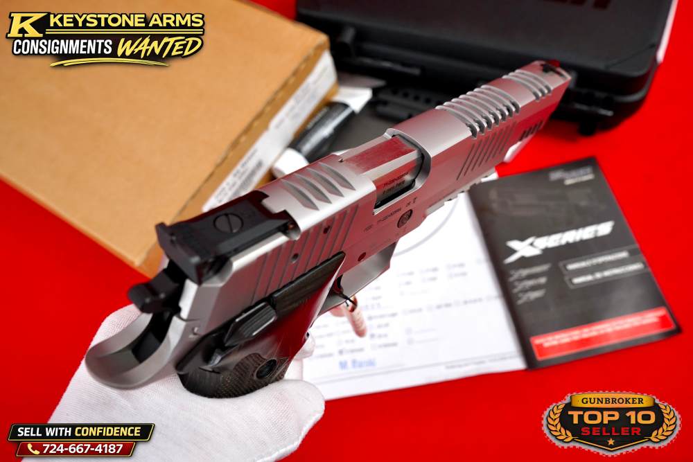 Extremely Rare SIG Sauer Mastershop P220 X6 SKELETON SILBER 9mm NIB GRAIL-img-13