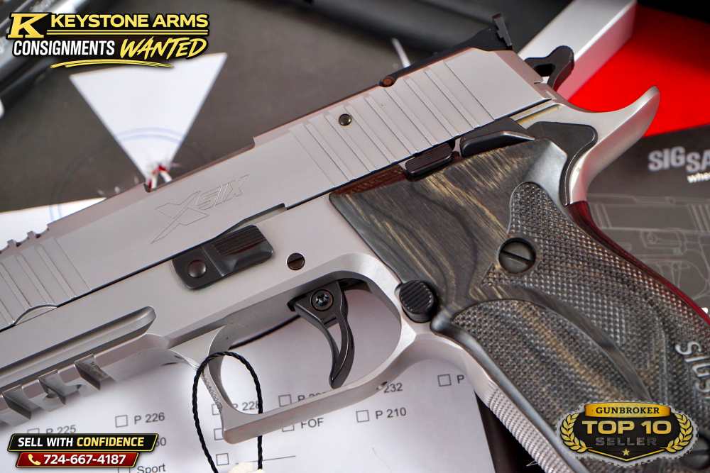 Extremely Rare SIG Sauer Mastershop P220 X6 SKELETON SILBER 9mm NIB GRAIL-img-5