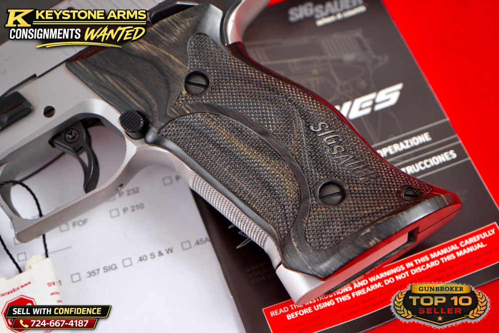 Extremely Rare SIG Sauer Mastershop P220 X6 SKELETON SILBER 9mm NIB GRAIL-img-6