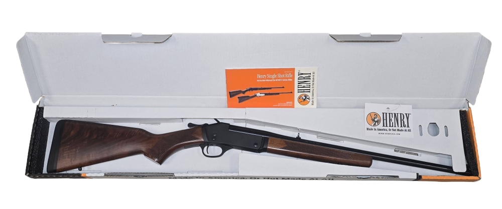 NEW Henry H015-3030 Singleshot Rifle Walnut 22" 619835400154-img-1