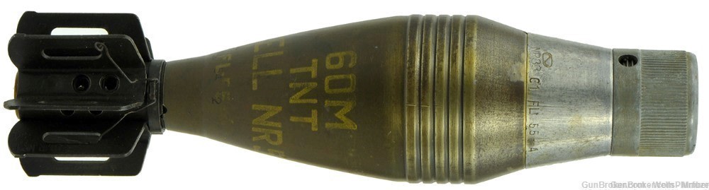 DUTCH 60MM TYPE NR53 MORTAR ROUND INERT-img-7