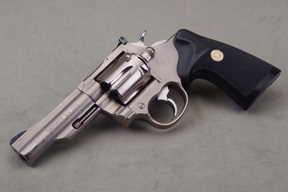 1981 Colt Trooper MK III 357 Magnum 4'' E Nickel with Original Box 97%-img-35