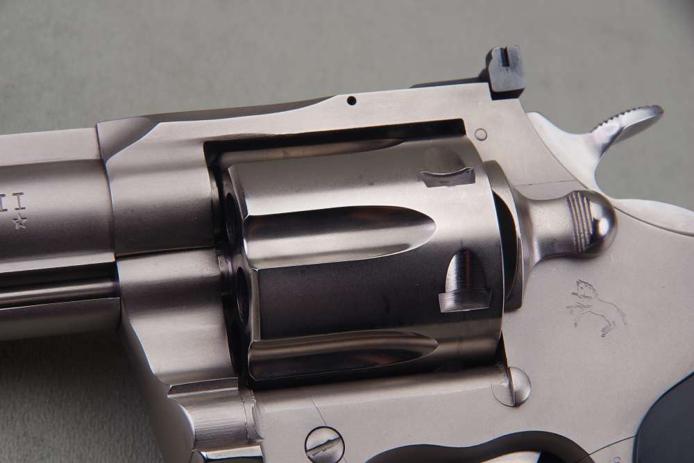 1981 Colt Trooper MK III 357 Magnum 4'' E Nickel with Original Box 97%-img-9
