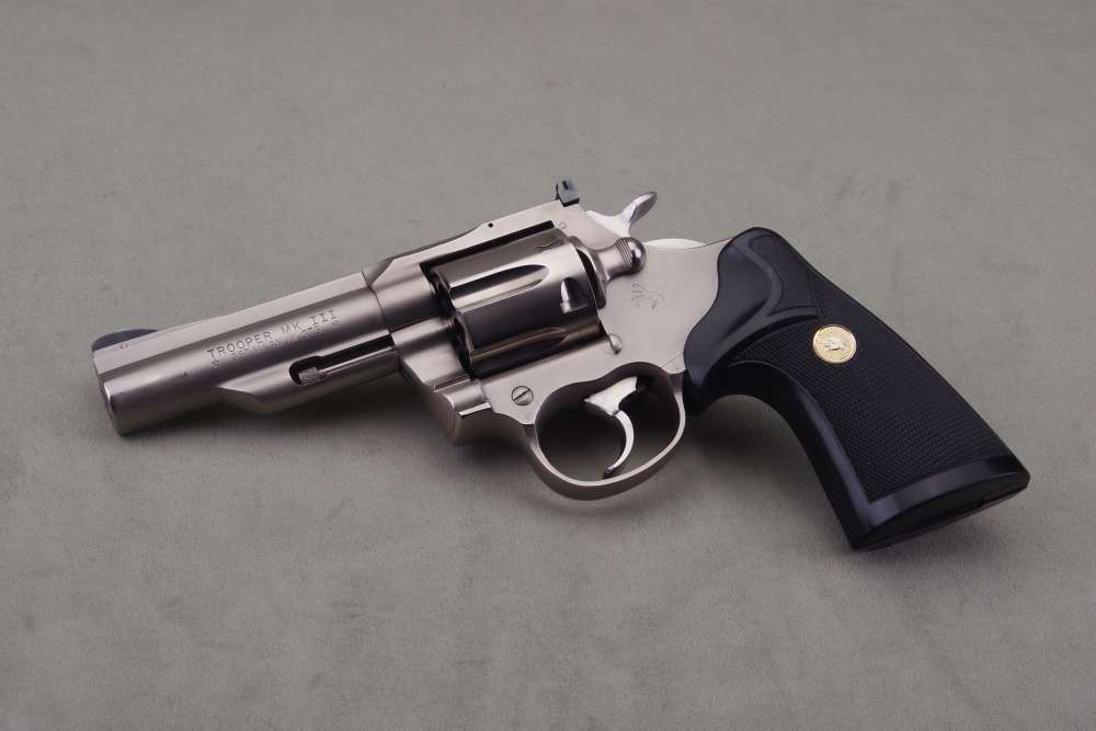1981 Colt Trooper MK III 357 Magnum 4'' E Nickel with Original Box 97%-img-7