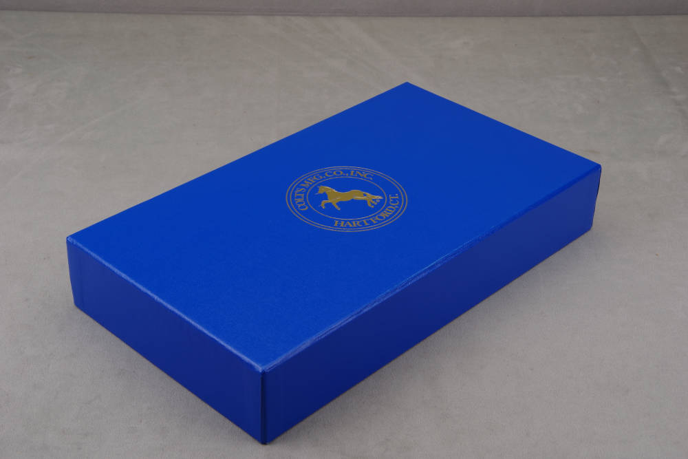 1993 Colt Custom Shop SAA 45 LC 4.75'' Royal Blue 99%+ w/ Orig Box & Papers-img-4