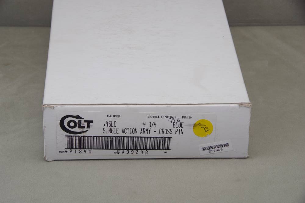 1993 Colt Custom Shop SAA 45 LC 4.75'' Royal Blue 99%+ w/ Orig Box & Papers-img-1