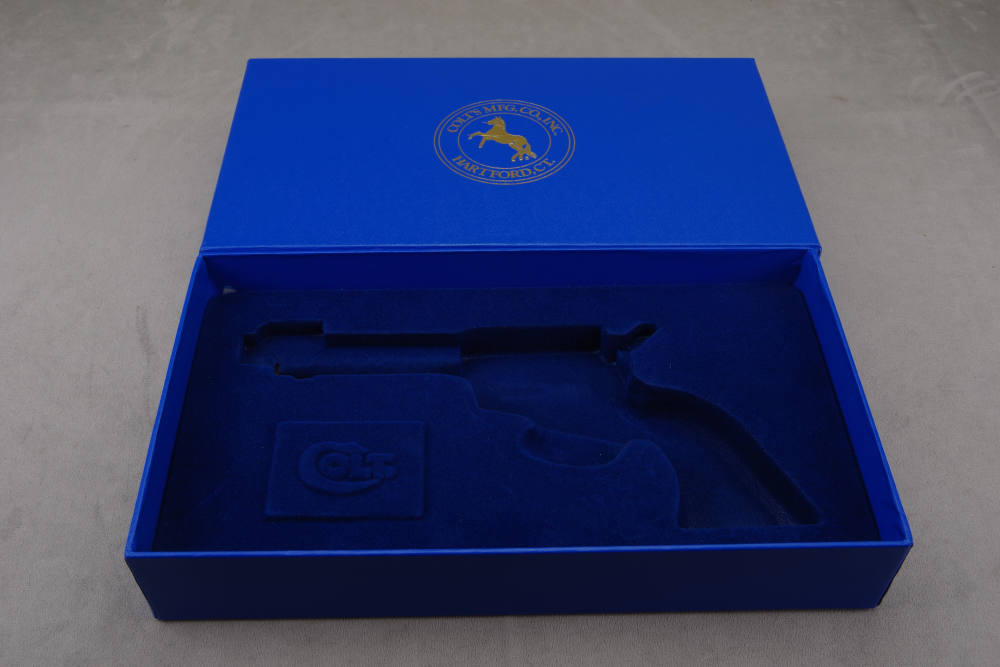 1993 Colt Custom Shop SAA 45 LC 4.75'' Royal Blue 99%+ w/ Orig Box & Papers-img-6