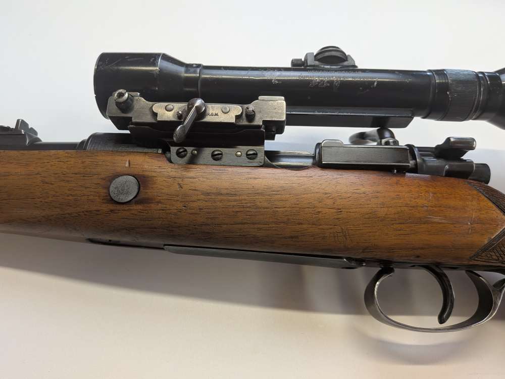 Mauser 98 Custom Sporter/ Safari Rifle.  Hensoldt scope-img-13