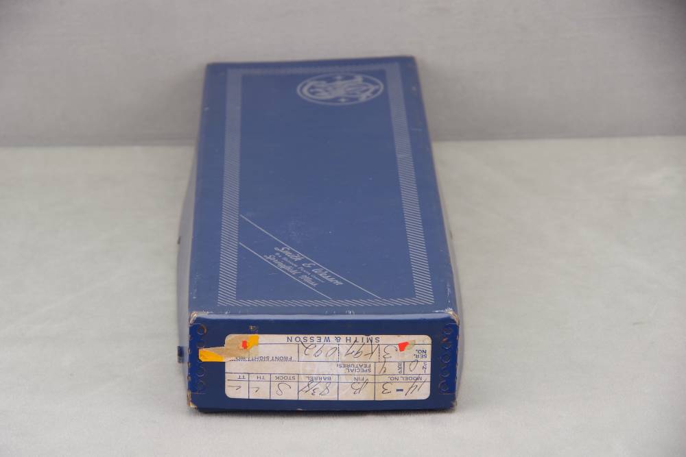 1972 Smith & Wesson 14-3 38 Special 8 3/8'' Blue 3Ts 98% w/ Orig Box Papers-img-2
