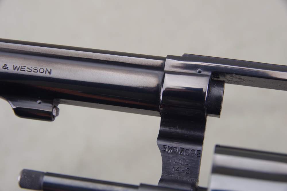 1972 Smith & Wesson 14-3 38 Special 8 3/8'' Blue 3Ts 98% w/ Orig Box Papers-img-23