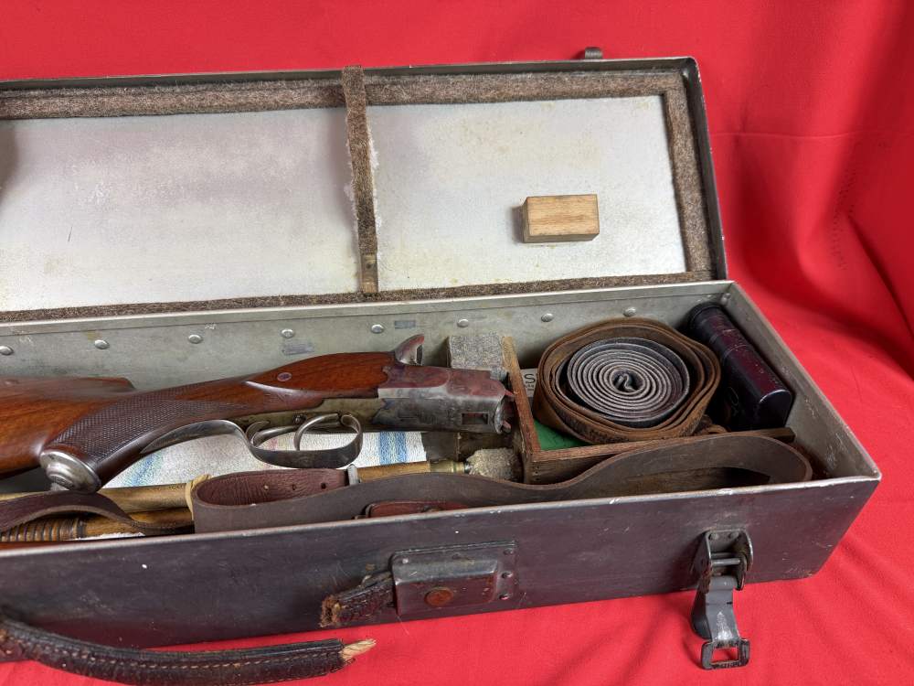 WWII Sauer M30 Luftwaffe Drilling Survival Combo Gun with Original Case-img-2