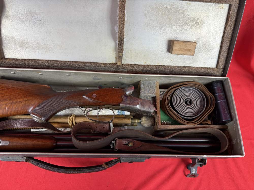 WWII Sauer M30 Luftwaffe Drilling Survival Combo Gun with Original Case-img-6