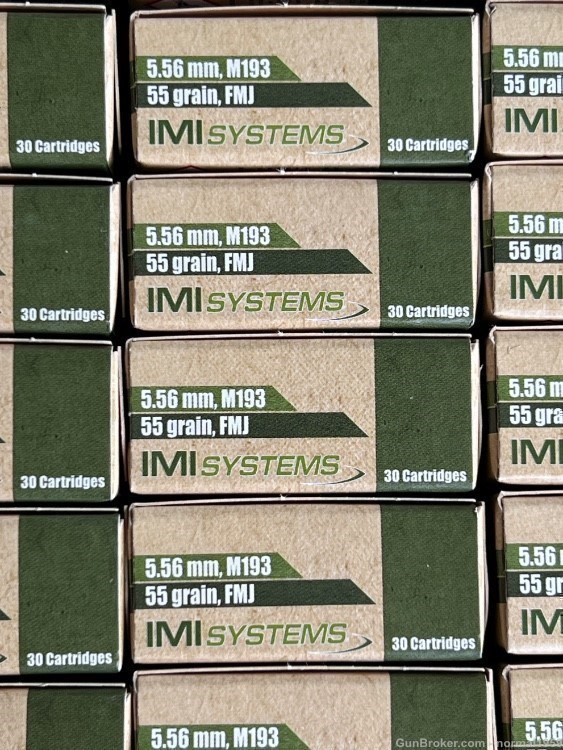 5.56 IMI ISRAELI MILITARY IND. 223 (600) rounds-img-0