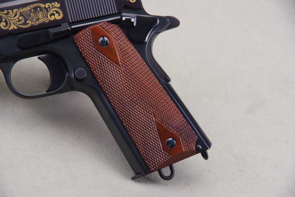 1981 Colt 1911 John Browning Commemorative 45 ACP 5'' Blue 99%+-img-6