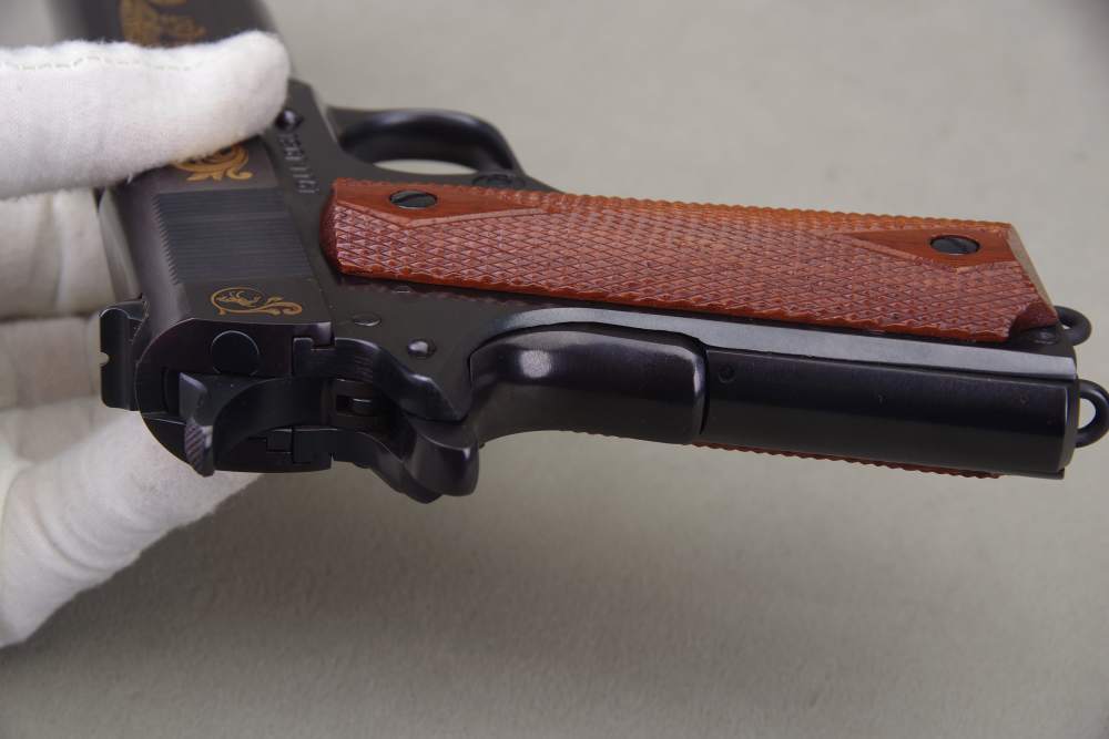 1981 Colt 1911 John Browning Commemorative 45 ACP 5'' Blue 99%+-img-16